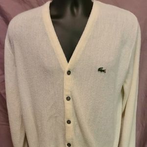 Vintage Izod Lacoste Cardigan Button Down Sweater